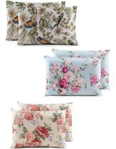 Kit 24 Fronhas Para Travesseiro Estampas Variadas Lindas Poliester