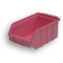 Kit 24 gavetas plástica bin 03 na cor rosa - MARFIMETAL WEB