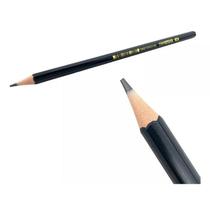 Kit 24 lápis de escrever escolar formato sextavado de pontas finas