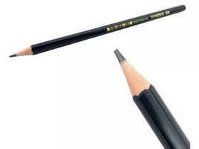 Kit 24 lápis de escrever escolar formato sextavado