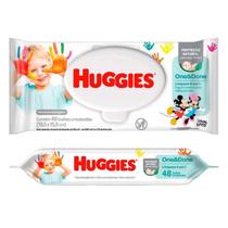 Kit 24 Lenços Umed Huggies One & Done C/48 = 1152 Lenços