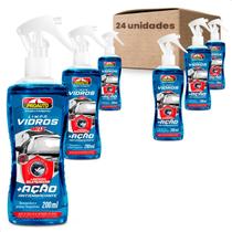 Kit 24 Limpa Vidros Automotivo Antiembacante Proauto 200ml