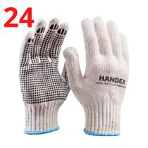 Kit 24 luva de segurança handex hand tricotada pigmentada c.a 43388