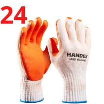 Kit 24 luva de segurança handex hand vulcano c.a 41666 Kit 24 luva de segurança handex hand vulcano c.a 41666