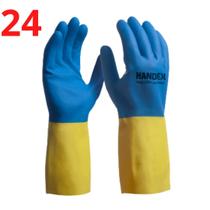 Kit 24 Luva Segurança Bicolor Slim Neoprene Químicos Fortes Kit 24 Luva Segurança Bicolor Slim Neoprene Químicos Fortes