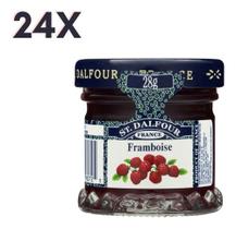 Kit 24 Mini Geleias Framboesa St Dalfour 28g Cada Kit 24 Mini Geleias Framboesa St Dalfour 28g Cada