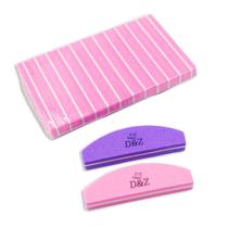 Kit 24 mini lixa boomerang buffer d&z manicure alongamento