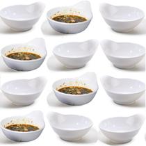 Kit 24 Molheira Pote Bowl em Melamina 200ml Alça Finger Food