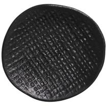 Kit 24 Molheiras Cerâmica Preta Matte 11x2,2cm Porto Brasil Ramequins Médios Shoyu Molhos Sushi Rest