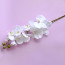 Kit 24 Orquídeas Artificiais Brancas Aveludadas Grandes Atacado Formosinha Kit 24 Orquídeas Artificiais Brancas Aveludadas Grandes Atacado Formosinha