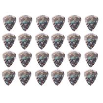 Kit 24 Palhetas Palheta Fender Thin Celuloide Premium 351 Shape Abalone