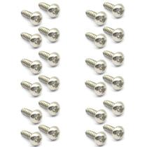 kit 24 parafuso tarraxa de guitarra 2.1x08 mm niquelado