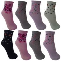 Kit 24 Pares De Meias Cano Longo Sortida Feminina MFL