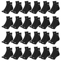 Kit 24 Pares de Meias Puma Cano Médio Esportiva Masculino
