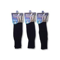 Kit 24 Pares De Meias Social Masculina 100% Poliamida Pretas Emilly