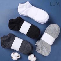 Kit 24 Pares Meia Soquete Unissex Masculino Feminino