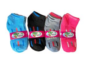 Kit 24 Pares Meias Coloridas infantil inverno frio atacado