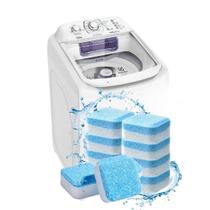 Kit 24 Pastilha Higienização Maquina de Lavar Roupas, Rende 12 Meses, Esteriliza e Renova