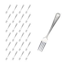 Kit 24 Pçs Garfo Reforçada Inox Restaurante / Casa / Bar Kit 24 Pçs Garfo Reforçada Inox Restaurante / Casa / Bar