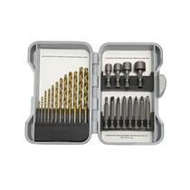 Kit 24 Peças Brocas Titânio 1.56MM Soquetes CRV 612MM E Bits Ponteira