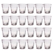 Kit 24 Peças Copo Shot Vidro Tequila Cachaça Bar 45ml Dose