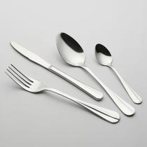 Kit 24 peças faqueiro home&co filadelfia inox prata
