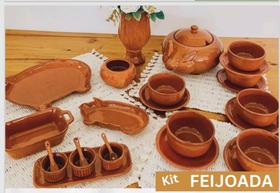 kit 24 peças pra Feijoada Terracota