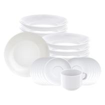 Kit 24 Peças Sobremesa e Chá Porcelana Branca Tramontina