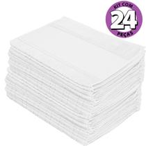 Kit 24 Peças Toalha de Lavabo Bordar a Mão Aveludada Artesanalle Dohler - Emcompre Kit 24 Peças Toalha de Lavabo Bordar a Mão Aveludada Artesanalle Dohler - Emcompre