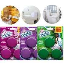 Kit 24 Pedra Pastilha Vaso Sanitário Caixa Acoplado Desodorizador Cheirinho Para Banheiro tablete Bloco Odorizante Perfumado