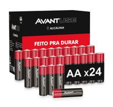 kit 24 Pilhas Alcalina Pequena AA 1.5v 2A Cod: 408000017-12 Avant Use