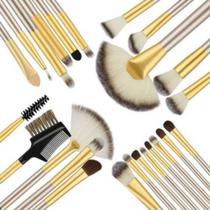 Kit 24 Pinceis maquiagem Profissional com Estojo Organizador 910 - Lorben Kit 24 Pinceis maquiagem Profissional com Estojo Organizador 910 - Lorben