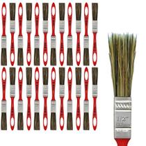 Kit 24 Pincel Trinchas Para Pintura Tigre Media 500 1/2 Polegada Cerda Gris Parede Látex Acrílico Kit 24 Pincel Trinchas Para Pintura Tigre Media 500 1/2 Polegada Cerda Gris Parede Látex Acrílico