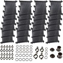 Kit 24 Placas Solar 0,50m x 3m para Piscinas até 46.000 Litros com Acessórios FLUIDRA