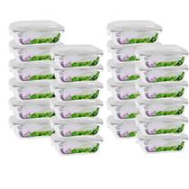 Kit 24 Pote de Vidro 640ml Marmita Tampa Hermética 4 Travas Kit 24 Pote de Vidro 640ml Marmita Tampa Hermética 4 Travas