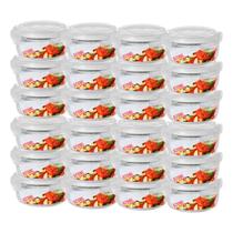 Kit 24 Potes Hermeticos p/ Refeição Mantimentos 620ML Tampa Kit 24 Potes Hermeticos p/ Refeição Mantimentos 620ML Tampa