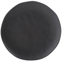 Kit 24 Pratos Cerâmica Stoneware 26,5cm Sushi Sashimi Preto Fosco Servir Restaurantes Kit 24 Pratos Cerâmica Stoneware 26,5cm Sushi Sashimi Preto Fosco Servir Restaurantes