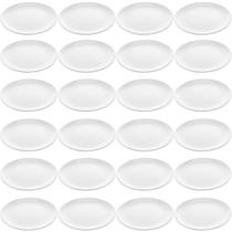 Kit 24 Pratos de Melamina Brancos para Restaurantes Hotéis Bares 25,5cm para Servir Lyor Kit 24 Pratos de Melamina Brancos para Restaurantes Hotéis Bares 25,5cm para Servir Lyor