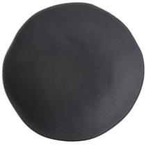 Kit 24 Pratos Fundos Orgânicos Preto Matte 600ml Cerâmica Restaurante Porto Brasil Caldos Sopas Massas