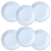 Kit 24 Pratos Rasos Restaurante Porcelanas Germer Bar / Hotel Resistente