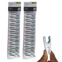 Kit 24 Prendedor de Roupa Plástico Emborrachado Paramount Kit 24 Prendedor de Roupa Plástico Emborrachado Paramount
