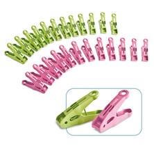 Kit 24 Prendedores COLORS Plástico Para Roupas Reforçado TOP