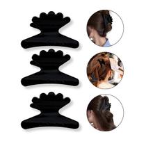 Kit 24 Presilha Prendedor Preto Sorriso Cabelo Profissional