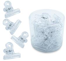 Kit 24 Presilhas Transparentes Curvatura C Unhas Gel Médio Kit 24 Presilhas Transparentes Curvatura C Unhas Gel Médio