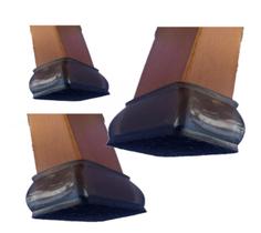 Kit 24 Proteção Com Feltro Para Pé Retangular Pé De Cadeira Kit 24 Proteção Com Feltro Para Pé Retangular Pé De Cadeira