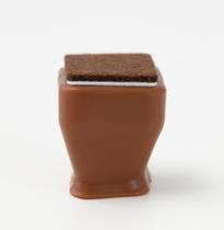 Kit 24 Proteção Ponteira Pezim Quadrado 20Mm A 28Mm Feltro