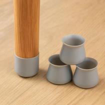 Kit 24 Protetor de Silicone para Pés de Cadeira e Mesa Pés Pezinho Redondo Com Feltro Desliza Fácil Duhome Kit 24 Protetor de Silicone para Pés de Cadeira e Mesa Pés Pezinho Redondo Com Feltro Desliza Fácil Duhome