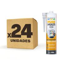 Kit 24 Pu 40 Selante Silicone Cola Tudo Multiuso Barone 400g
