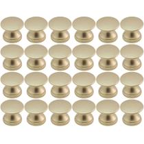 Kit 24 Puxadores 199 Tucson Pontos Dourados Móveis Armários e Gavetas