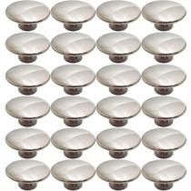 Kit 24 Puxadores de Móveis 200 Tucson Pontos Níquel Escovados Armários e Gavetas Kit 24 Puxadores de Móveis 200 Tucson Pontos Níquel Escovados Armários e Gavetas